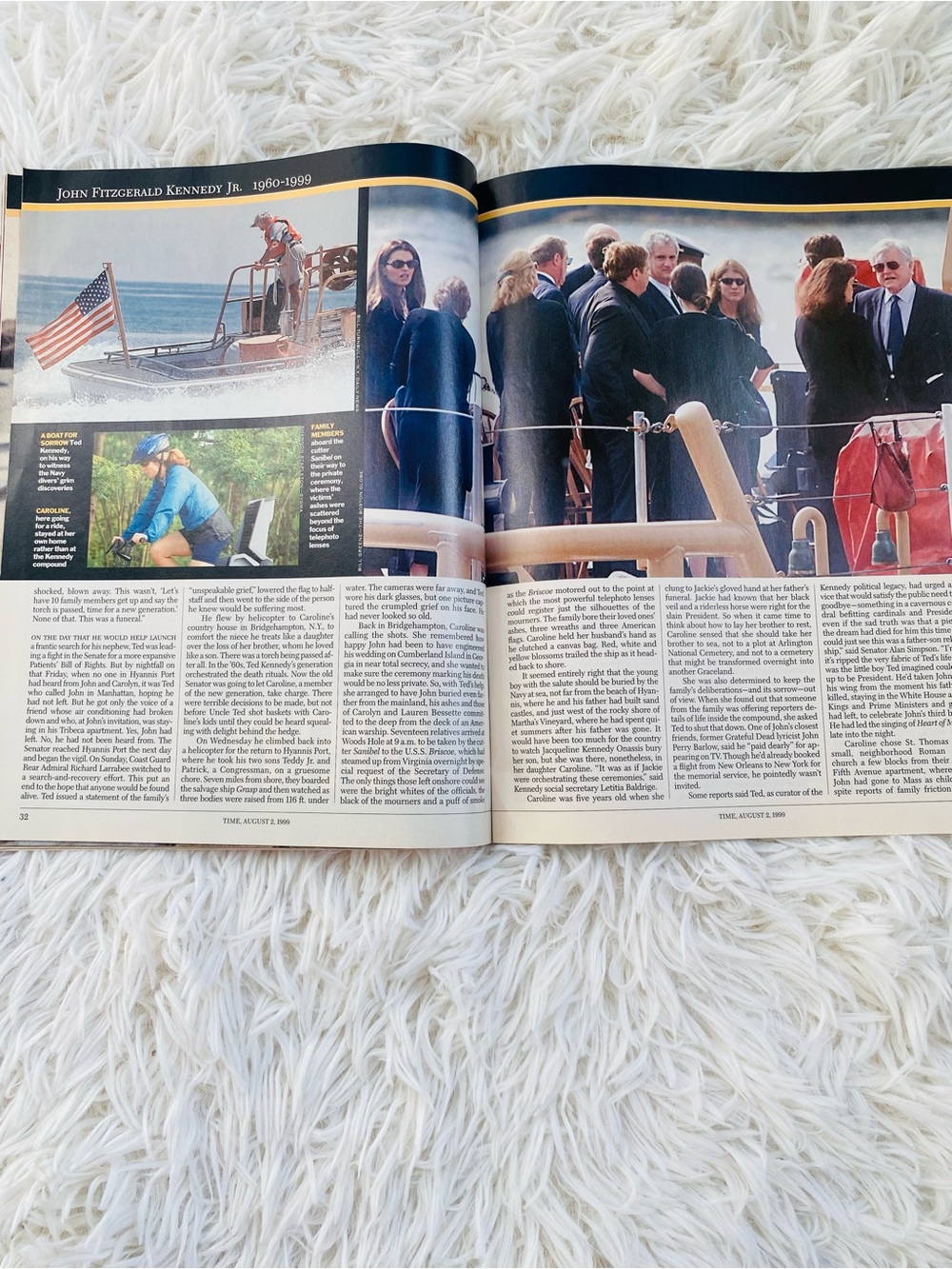 1999 JFK JR Time Magazine Memorial Issue John F Kennedy Jr Funeral August 2 1999 - Picture 8 of 16